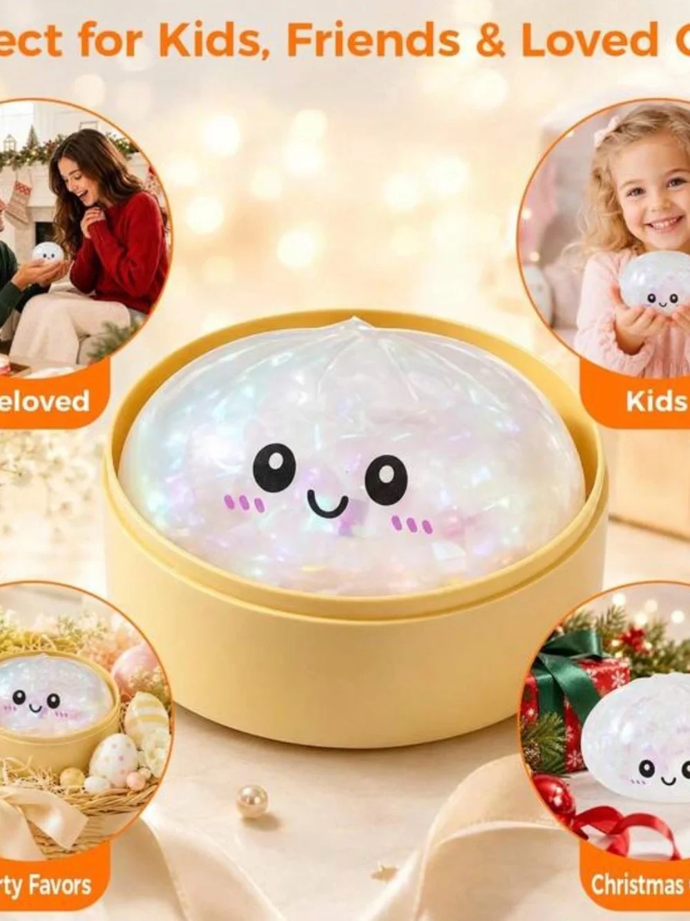1 pc squishy dumpling mystery color packaging may be different based available